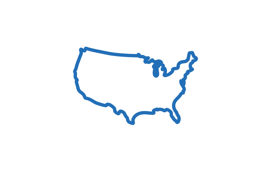 US map icon