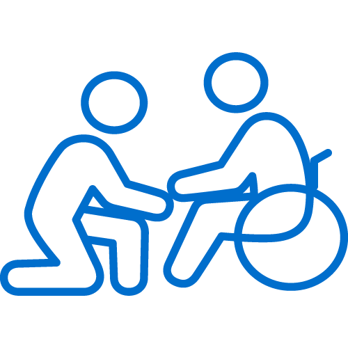 wheelchair assistance icon