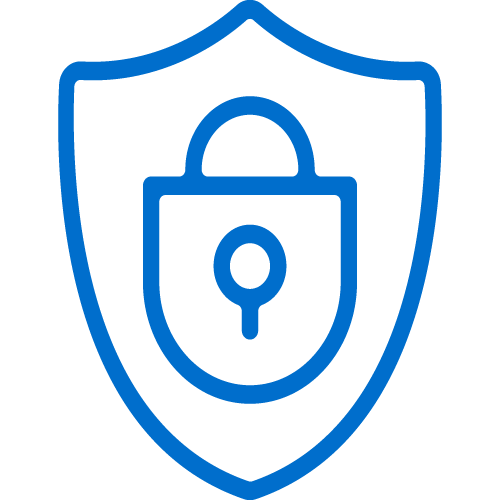 lock on shield icon