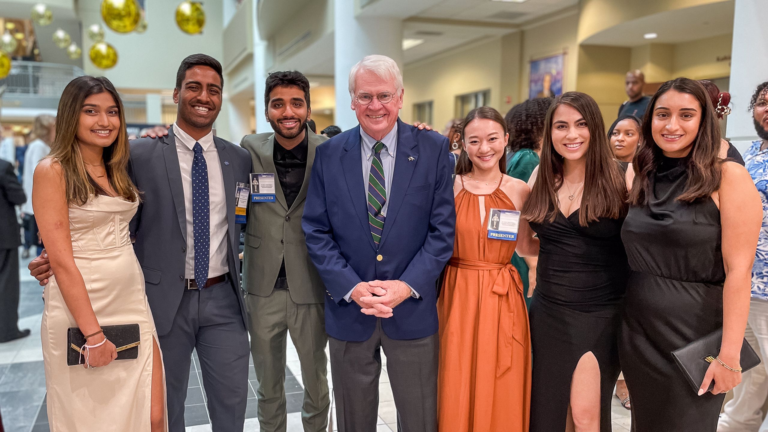 Dr. Moon with Students Image